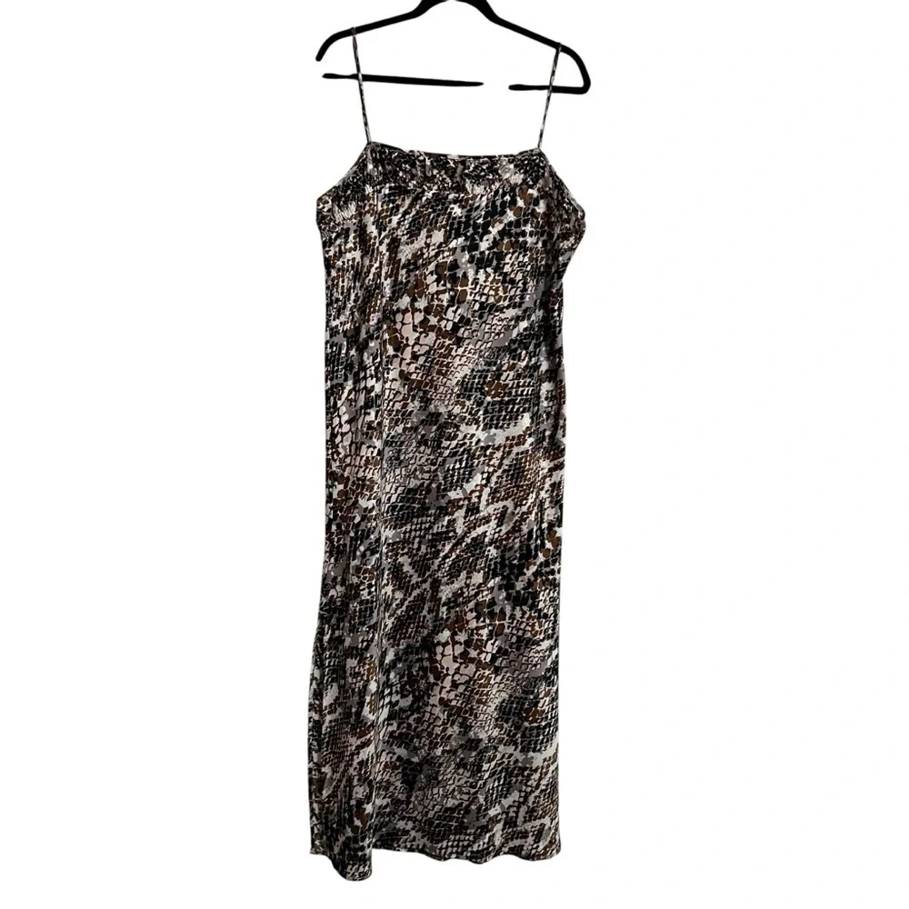 By Anthropologie Square-Neck Slip Dress SIZE XL - Picture 5 of 13